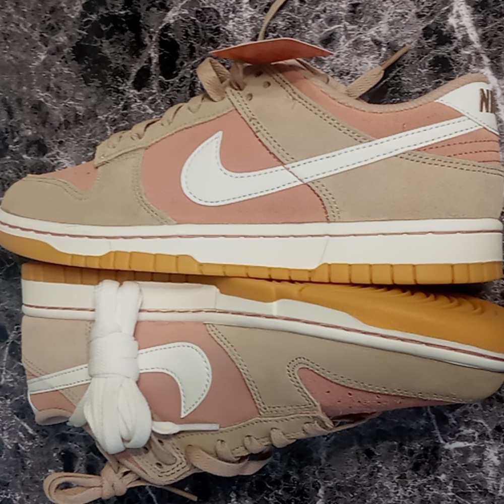 Men's Nike Dunk Low Retro SE Hemp/pale Ivory Size 8 Brand New Sneakers - Picture 4 of 7